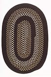 Colonial Mills Deerfield df71 Braided Rug Brown 10x13 Oval