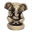 Brass Sculpture Hindu God Ganesha 2.5 inches (ganeshb045)