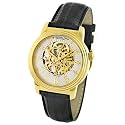 Stuhrling Original Men's Classic 'Delphi' Gold Tone Skeleton Watch #107.33352
