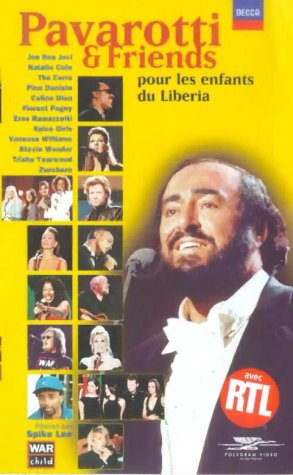 CD-Charts  VHS : Luciano Pavarotti - For Liberia