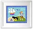 Pirates Framed Print by Olive Kids (SHIPWRECK)