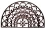 Ashford Half-Circle Cast Aluminum Doormat, Antique Bronze