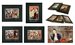 Photo gift cards, 'Mural Paintings' (set of 4)