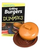 Charcoal Companion Grilling Burgers For Dummies Hamburger Press and Book Set