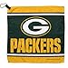 NFL Green Bay Packers Waffle Golf Towel with Loop and Carabiner, 13 x 13-Inch