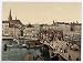 General view and Great Bridge, Stettin, Germany wall sized print (photochrom) photochrome , 18x24