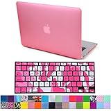 HDE Matte Hard Shell Clip Snap-On Case for MacBook Air 13" - Fits Model A1369 / A1466 (Pink Camo)