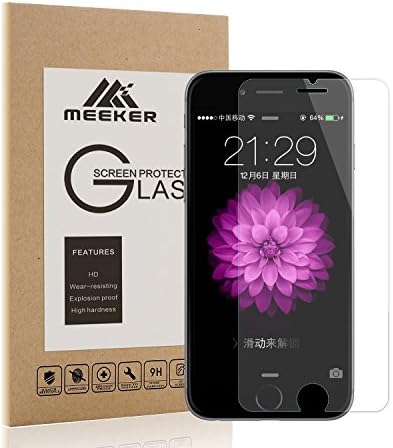 iPhone 6s Plus Screen Protector,Meeker iPhone 6 6s Plus 5.5 inch Screen Protector [Tempered Glass] Ultrathin 0.2mm