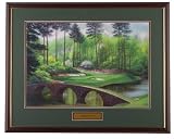 Golf, Gifts, & Gallery H907 Augusta #12 Framed Art