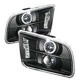 5170EQ%2B0nML. SL160  05 06 FORD MUSTANG PROJECTOR HEADLIGHTS BLACK LED