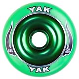 YAK Scat II Metal Core Wheel Green 100mm