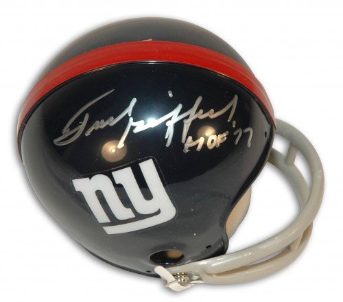 Frank Gifford Autographed/Hand Signed New York Giants Mini Helmet