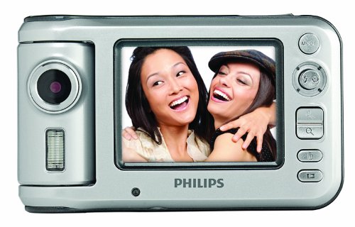 Philips SIC3608S/G7 8 MP SWIVEL Digital Camera (Silver)