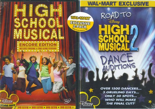 High School Musical (Encore Edition) w BONUS Road to Disney’s High School Musical 2 Dance Auditions DVD RARE (OOP)