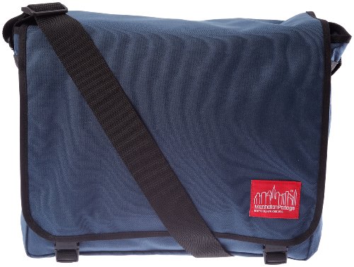 Manhattan Portage Computer Dj Bag, Sac ordinateur mixte adulte 39.5x32x14 cm - Bleu marine, Synth&eacute;tique
