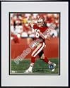 Joe Montana "#6 Rocket Launcher" Double Matted 8" X 10" Photograph in Black Anodized Aluminum Frame