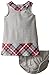 Nautica Baby-Girls Infant Combination Dress with Plaid Piecing and Bow