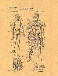 Home: GI Joe Toy Doll Patent Art Print (8.5" x 11") - Frame a Patent