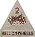 2nd Armored Division Desert Shoulder Sleeve Insignia