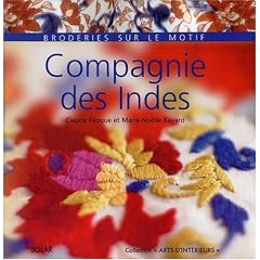 Compagnie des Indes : Broderies sur le motif