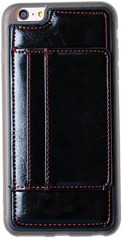 iPhone 6/6S Plus Case, [Wallet Case] SMALL COLOR® [KICKSTAND] Slim Protective Wallet Cover Case with Stand Feature and Credit Card ID Holders Case for Apple iPhone 6/6S Plus (5.5) (black)