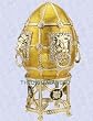 DigitalAng Golden Faberge Egg sculpture Enameled statue replica (Digital Angels)