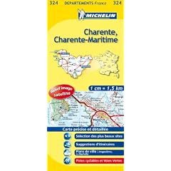Carte DPARTEMENTS Charente, Charente-Maritime
