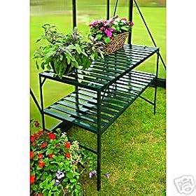 Gardman 08863 H/D Alum Greenhouse Staging 2 Tier
