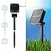 Solar String Lights By Zeso 20ft 30 LED 15 Water Drop & 15 Crystal Waterproof Lights Christmas Lights Outdoor String lights for Garden, Patio, Yard, Home, Christmas Tree, Parties (Multi-colored)
