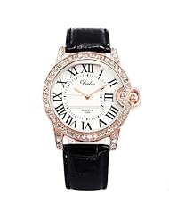 Cheap Watch New Fabulous Rose Gold Bling Crystal Lady Women Girl Bracelet Quartz Wrist Watch