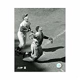 Photo File New York Yankees Yogi Berra Mounted Catching Photograph