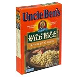 Uncle Ben's Long Grain & Wild Rice, Roasted Garlic, 6-Ounce Boxes (Pack of 12)