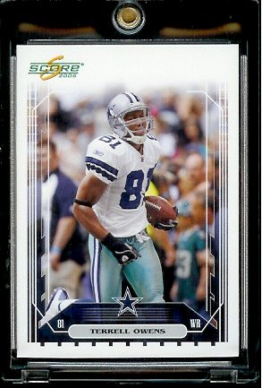 2006 Score Factory Set Single Card # 207 Terrell Owens - Philadelphia Eagles - NFL Football Cards