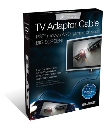 Blaze TV Adaptor Cable 2-in-1 Component and Composite for PSP Slim (PSP)