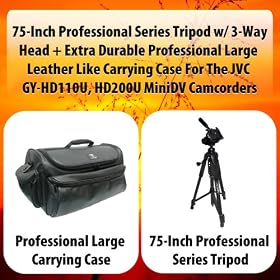 Click here to buy 75-Inch Professional Series Tripod w  3-Way Head + Extra Durable Professional Large... by Digital.