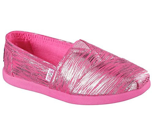 Skechers Bobs World Sparkle Plush Girls Slip On Flats