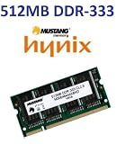 Produkt-Bild: Mustang / Hynix original SO-DDR 512 MB 200 pin DDR-333 (PC-2700) SO-DIMM double side f&uuml;r DDR1 NOTEBOOKS