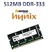 Mustang / Hynix original SO-DDR 512 MB 200 pin DDR-333 (PC-2700) SO-DIMM double side f�r DDR1 NOTEBOOKS