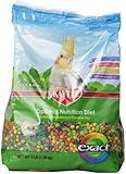 Kaytee Exact Rainbow Premium Daily Nutrition for Cockatiels, 3-Pound Bag
