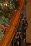 Decorative Garland Twist Ties - 6 Pack - Brown