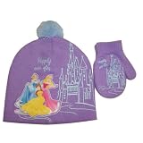 Disney Princess Girl's Beanie Knit Hat and Mitten Set - Toddler