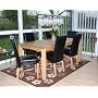 Lot de 6 chaises de s�jour Novara II, cuir, noir, &hellip de Mendler