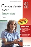 Concours d'entr�e AS/AP : Epreuve orale