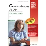 Concours d'entr�e AS/AP : Epreuve oralepar Jacqueline Gassier