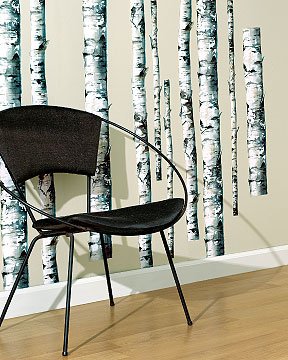 Wallies 15210 Birch Trees Wallpaper Mural, 2-Sheet