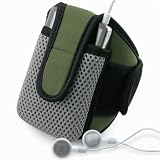 Eforcity Olive SportBand with Case for Apple iPod Video [30GB / 60GB / 80GB] / iPod Video U2 Special Edition / iPod [15GB / 20GB / 30GB / 40GB / 60GB] / iPod photo U2 Special Edition / iPod mini [4GB / 6GB] / Creative Zen series MP3 Players / Cell Phones/ Microsoft Zune