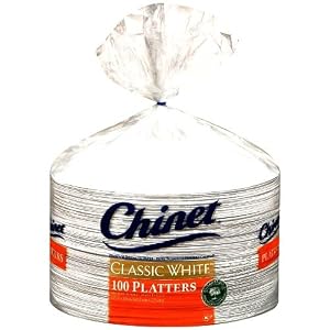 Chinet Platters, Extra Large, 100 Count