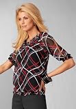metrostyle Sheer Print Blouse