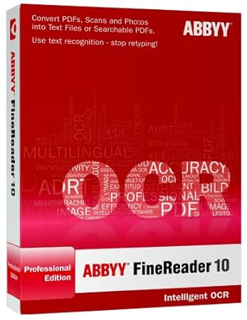 Abbyy FineReader 10 Professional Edition (PC CD)