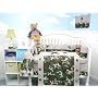 Boutique Baby Boy Camouflage Army 10pc Crib Bedding Set